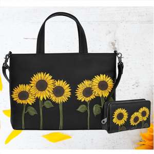 Bundle Bargains: Sunflower Leather Grab Bag and Wallet Bundle