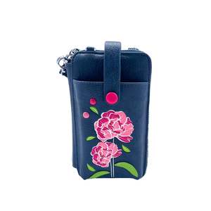 Peony Smartphone Pouch - Blue
