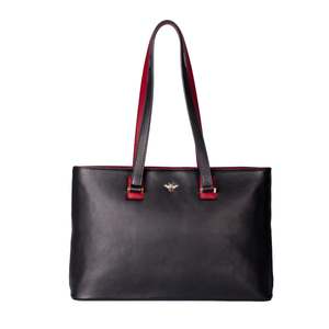 Hand Bags: Mason Leather Shoulder Bag - Black