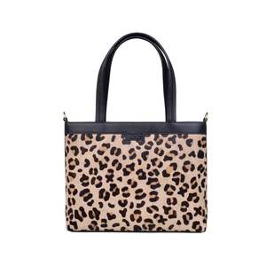 Matrah Leather Grab Bag - Black