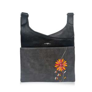 Hand Bags: Lanta Messenger - Grey