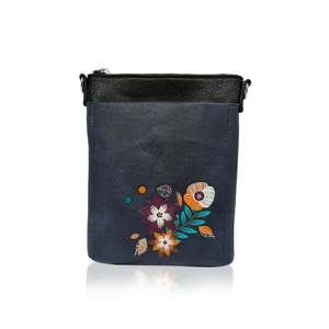 Hand Bags: Aster Crossbody Bag - Blue