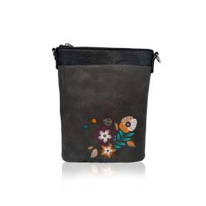Hand Bags: Aster Crossbody Bag - Grey
