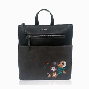 Hand Bags: Aster Backpack - Grey