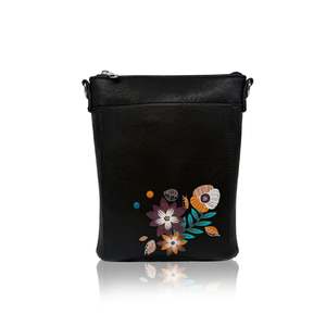 Aster Crossbody Bag- Black