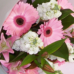 New Baby Gifts: Pink & White Posy