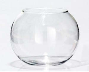 Glass Fishbowl - Small