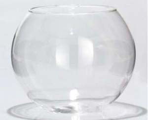 Vases: Glass Fishbowl - Large