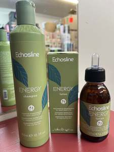 Echosline Energy Shampoo 300ml & Lotion 125ml For hair loss ,strengthening & hai&hellip;