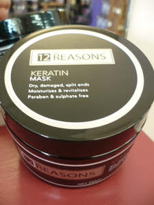 Vegan Organic Options: 12Reasons Keratin Hair Treatment Mask 250ml