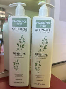 Vegan Organic Options: Affinage SENSITIVE Shampoo and Conditioner DUO 375ml