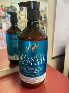 Nth Degree: Nth Degree SMOOTHING Argan Oil & Keratin Shampoo 400ml WITH A PUMP