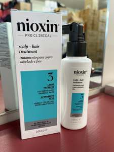 Nioxin System 3 Scalp + Hair Thickening Treatment For Damaged Hair with Light Thinning 100ml