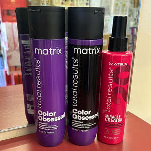 Matrix: Matrix Total Results COLOUR OBSESSED shampoo conditioner plus Miracle creator