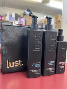 Lust: Lust Hydrate Shampoo Conditioner & Ends Repair Balm Trio Pack
