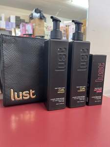 Lust: Lust Curl Shampoo Conditioner & Anti Frizz Serum Trio Pack