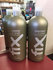 Juuce Fx: JUUCE Fix Dry + Damaged Shampoo & Conditioner Duo BOTH A BIG 1 Litre / 1000ml