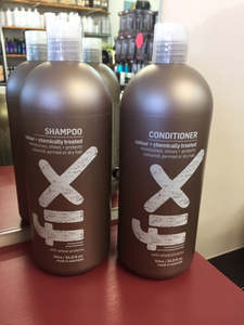 Juuce Fx: JUUCE Fix Colour + Chemically Treated Shampoo & Conditioner Duo BOTH A BIG 1 Litre / 1000ml