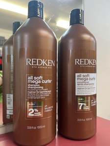 Redken All Soft Mega Curls Shampoo & Conditioner both 1x Litre / 1000ml each