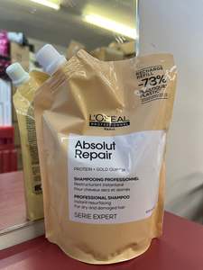 Treatments Strengthen: Loreal Absolut Repair shampoo BIG 500ml Refill Pouch
