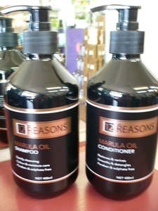 12Reasons MARULA Shampoo & Conditioner duo BIG 400ml each with pumps