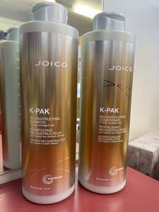 Joico K-Pak Reconstructing shampoo & Conditioner Litre with pumps