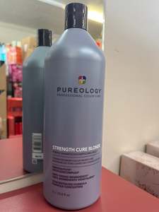 Pureology Strength Cure Blonde Shampoo 1x Litre / 1000ml