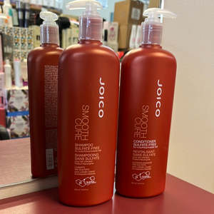 JOICO SMOOTH CURE Shampoo & Conditioner 500ml DUO for keratin straightening or nanoplasty