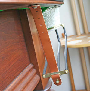 Table Parts Accessories: Leather Rail Strap