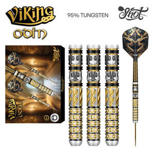 Shot Viking Odin Steel Tip Dart Set - 95% Tungsten