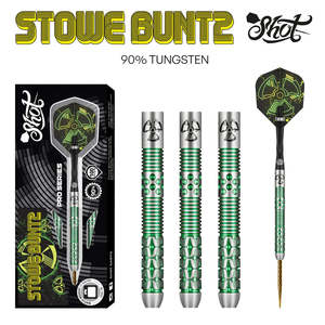 Dart Sets: Shot Pro Series Stowe Buntz Steel Tip Dart Set