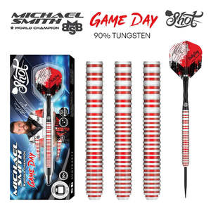 Michael Smith Game Day steel tip dart set