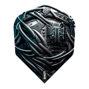 Shot AI Cyberpunk Dart Flight Set
