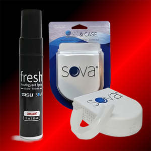 Bruxism Teeth Grinding Mouthguard Kit | SOVA 3D Nightguard + Nightguard Spray