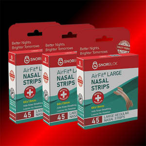 Snorblok Nasal Strips - 135 Large | For Better Breathing And Snoring