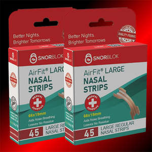 Snorblok Nasal Strips - 90 Large | For Better Breathing And Snoring