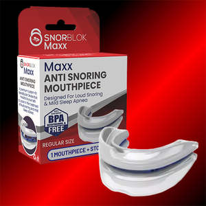 Snoring: Snorblok Maxx Anti Snoring Mandibular Advancement Device Mouthguard