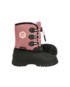 Winter Footwear: XTM Rocket Kids' Winter Lined Snow Boot - Dusty Pink