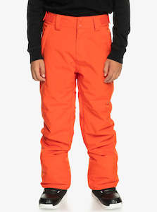 Youth Ski Pants: Quiksilver Estate Snow Youth Pant 2024 - Grenadine