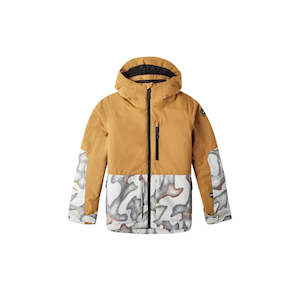 Youth Ski And Snowboard Pants: O'Neill Texture Youth Jacket 2024 - Hiker Camo