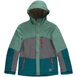 Youth Ski And Snowboard Pants: O'Neill Girl's Coral Youth Jacket - Ocean Wave SD