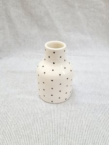 Spotty Bud Vase - Snowfox Ceramics