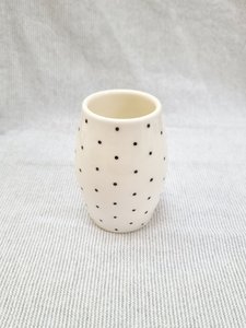Products: Spotty Bubble Vase - Snowfox Ceramics