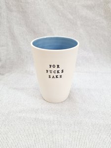 Products: For Fucks Sake' Tumbler - Assorted Colours - Snowfox Ceramics