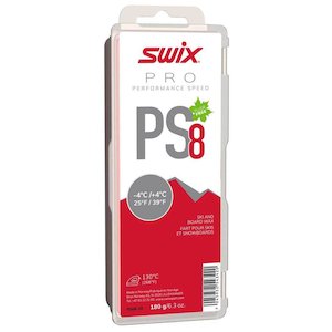 Swix PS8 Red -4C/+4C 180gm Wax