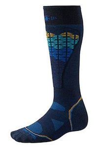 Mens Ski Socks: Smartwool Men's PhD Ski Light Elite Pattern Sock