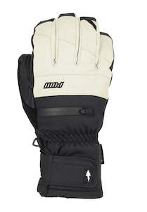 Gloves Mitts: POW Wayback Long Glove - Stone