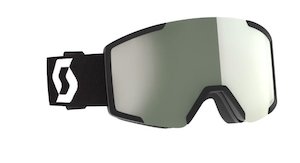 Ski Accessories: Scott Shield Goggle Mineral Black/White / AMP White Chrome