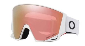 Ski Accessories: Oakley Flow Scape M - Matte White / Prizm Rose Gold/ Prizm Iced”””