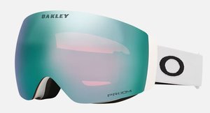 Oakley Flight Deck Pro M- Matt White / Prizm Sapphire / Prizm Sage Gold